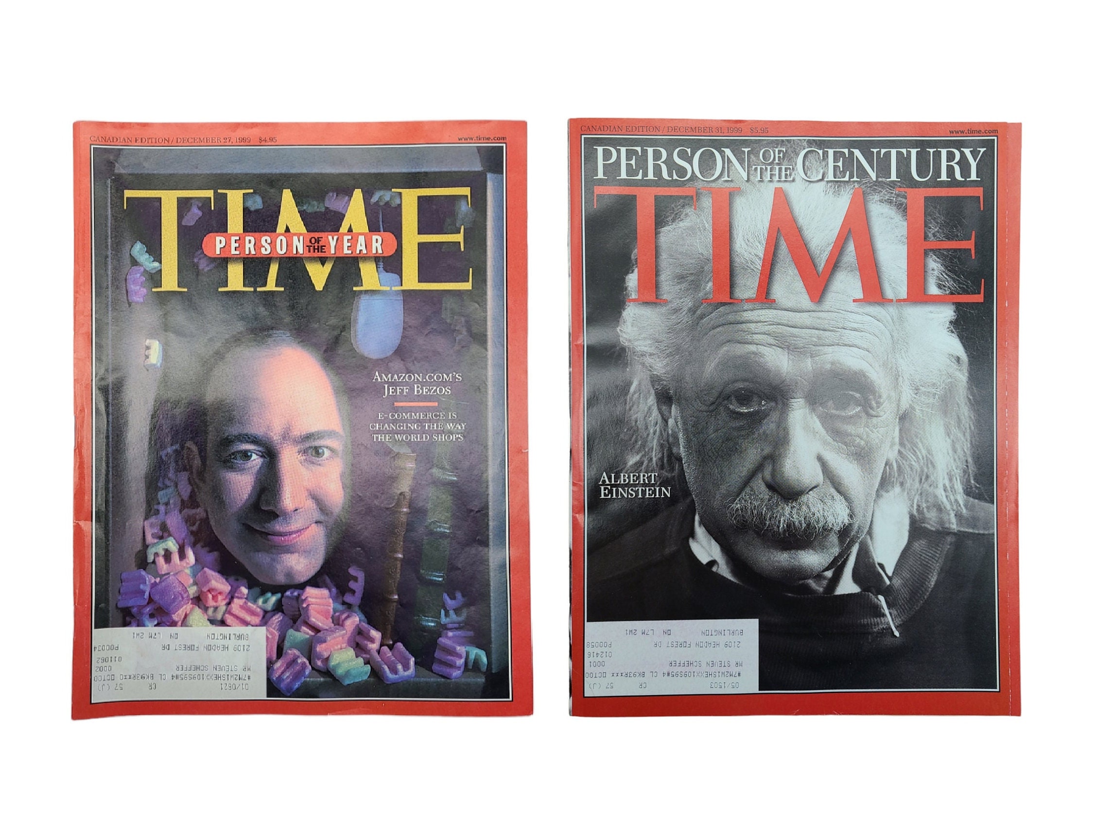 Choice of TIME Magazine – 1999 Nov-dec, Person of the Century