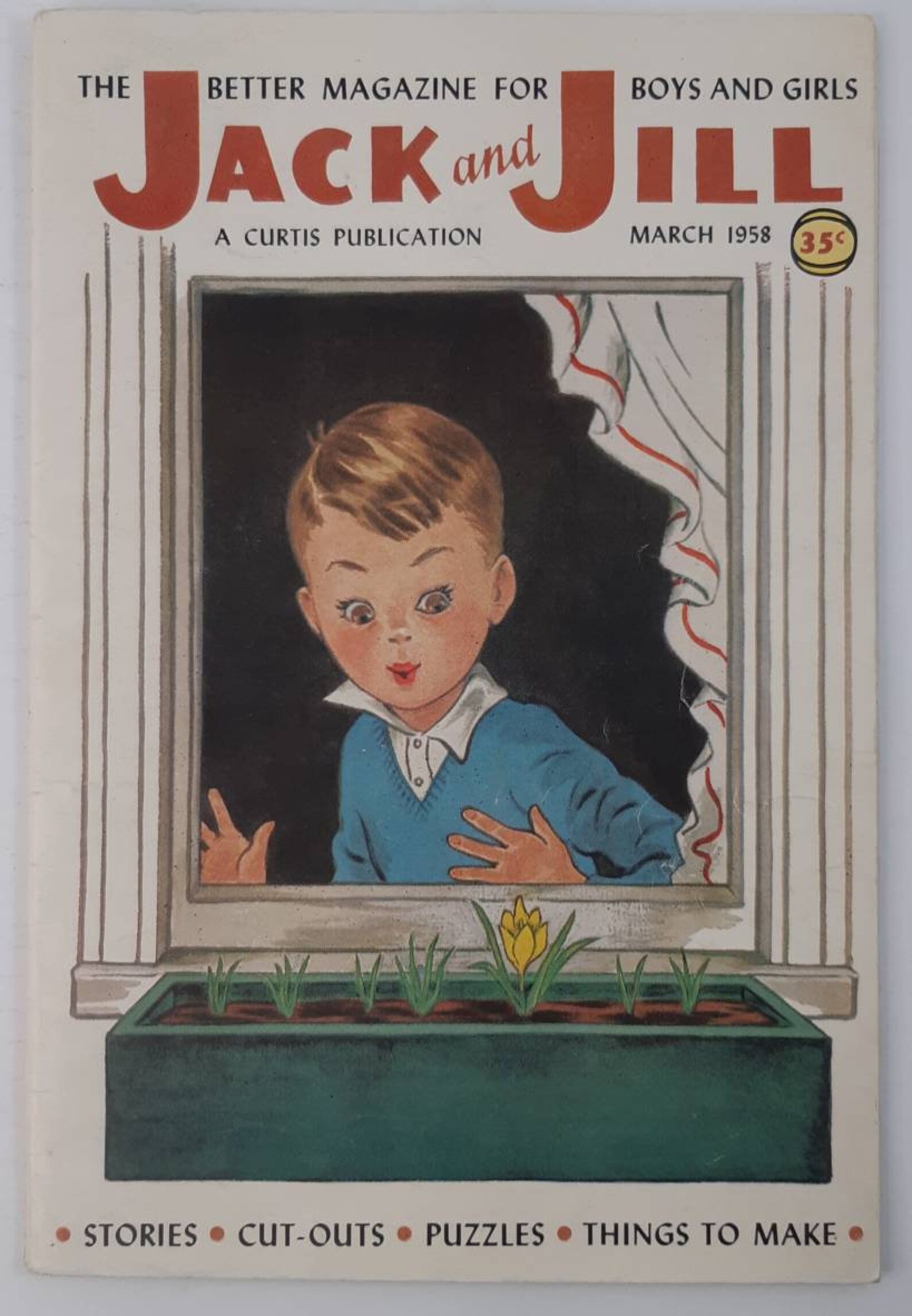 Vintage Jack and Jill Magazine for Boys and Girls. March 1958. Etsy