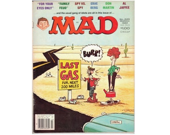 MAD Magazine No. 229 Mar '82, Last Gas for next 200 miles cover issue.