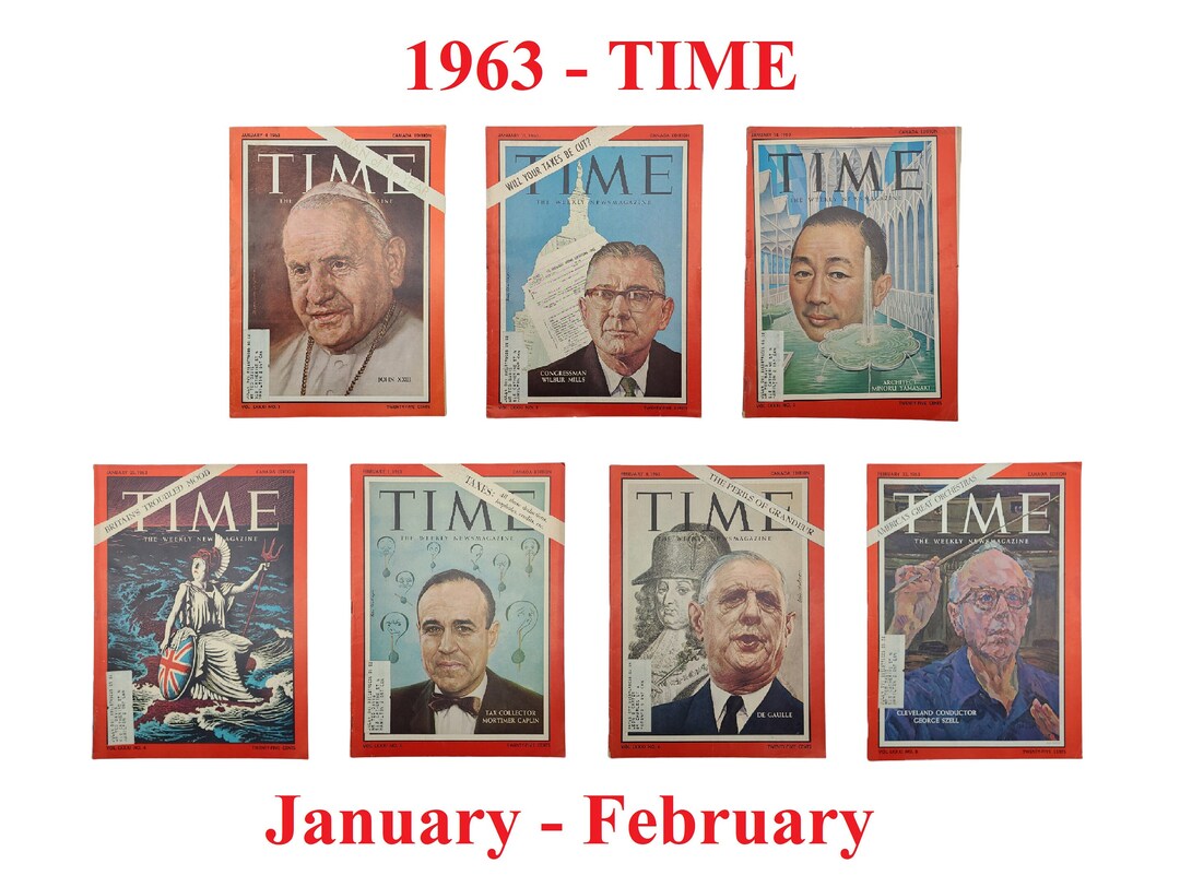 Choice of TIME Magazine – 1963 Jan-feb, Man of the Year, Pope John