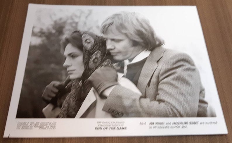 Lobby card from the 1976 movie End of the Game with John Voight.