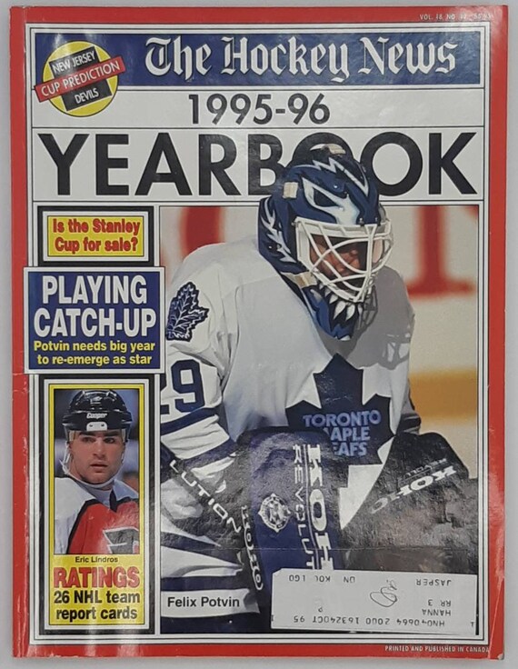 Vintage magazine The Hockey News Yearbook 199596 with Felix Etsy