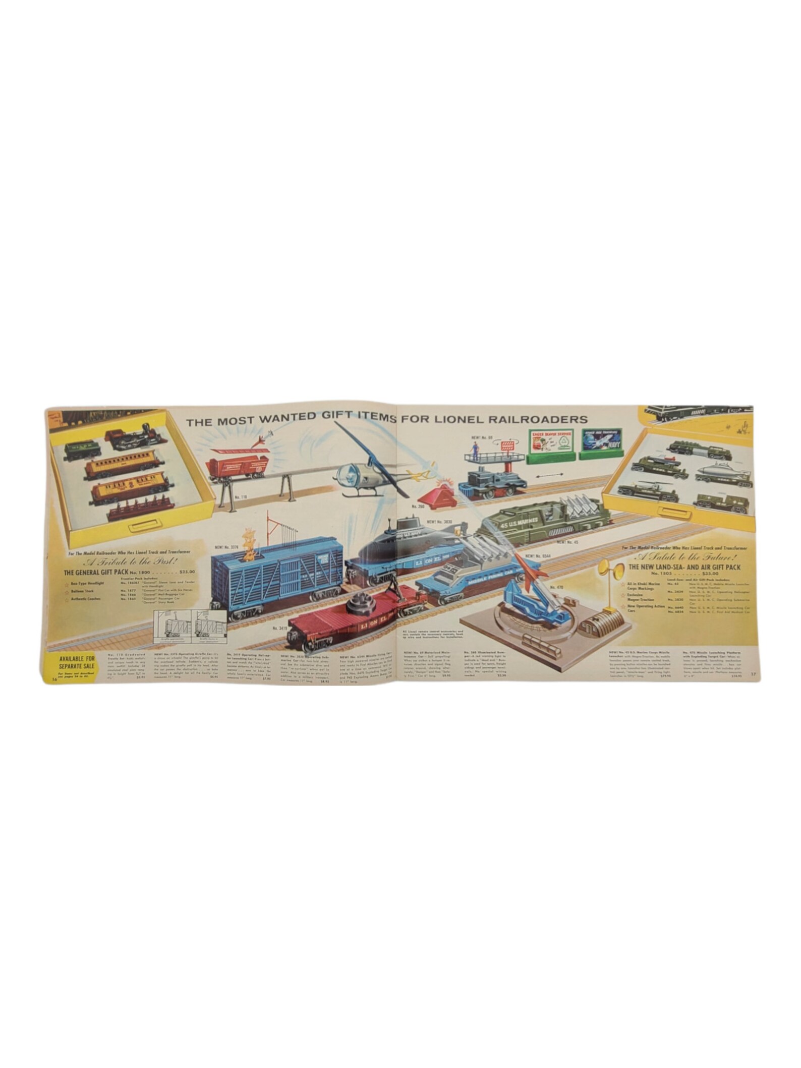 Lionel Train Catalog 1960 Vintage Trains Model Railroad Etsy Canada