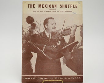 1948 Sheet Music "The Mexican Shuffle" by Xavier Cugat and Doug MacNamee
