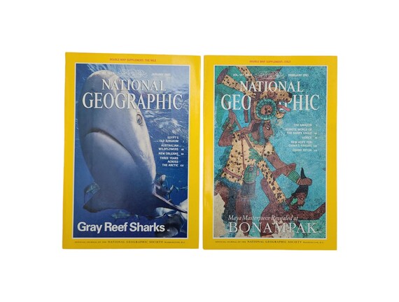 1995 年のオリジナル ナショナル ジオグラフィック マガジンの選択