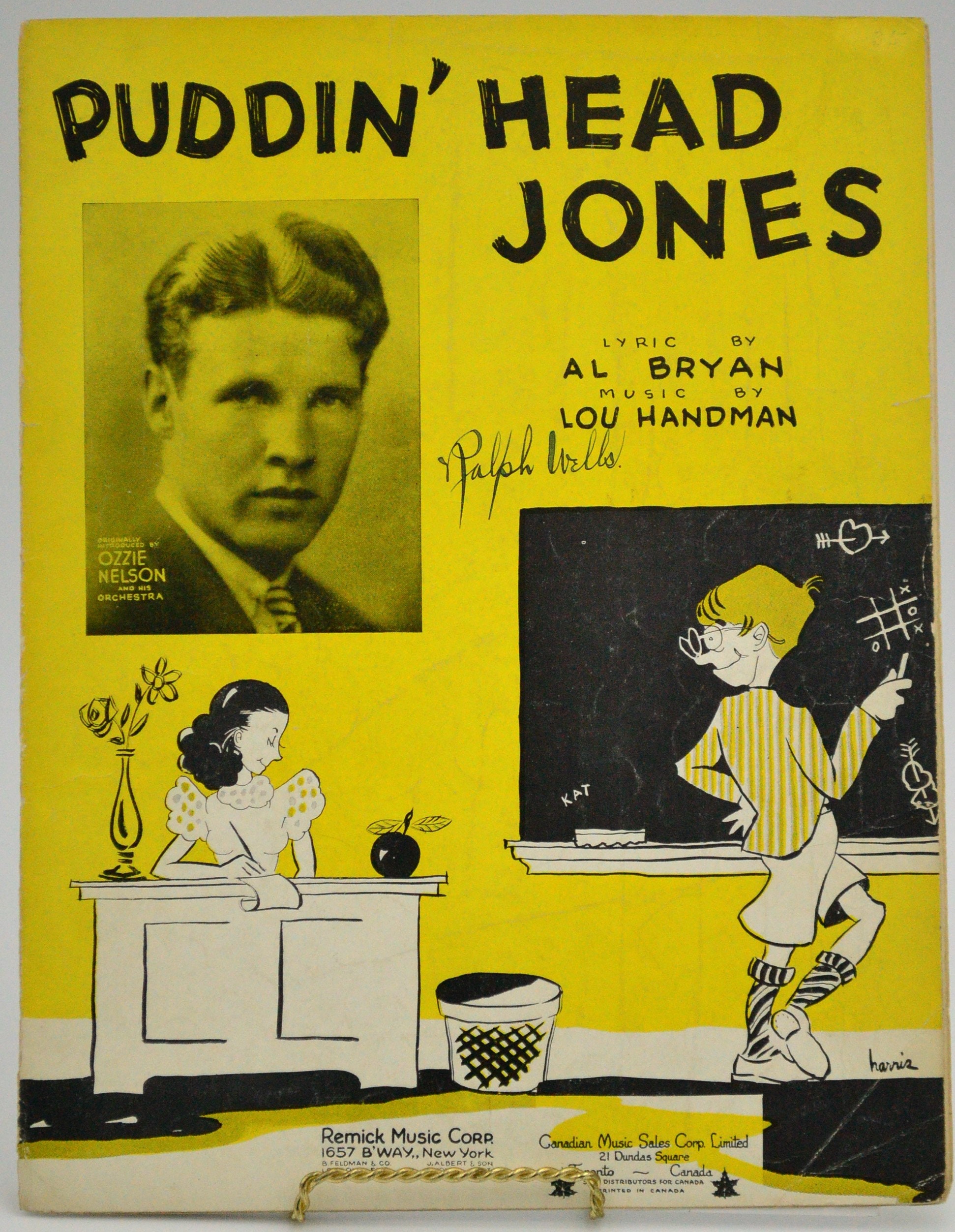 1933 Sheet Music for puddin' Head Jones Etsy