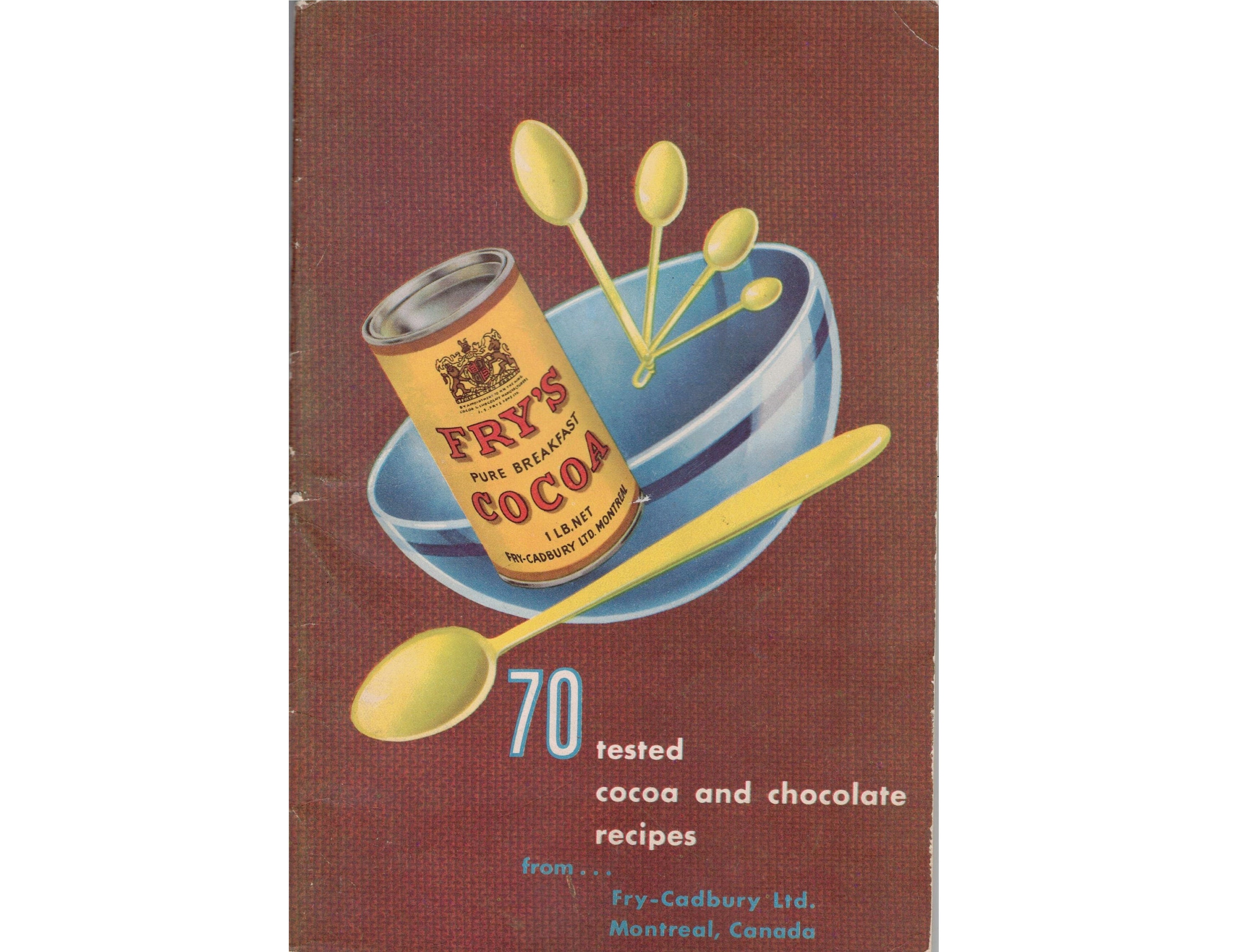Fry's Cocoa 70 Tested Cocoa and Chocolate Recipes. Etsy