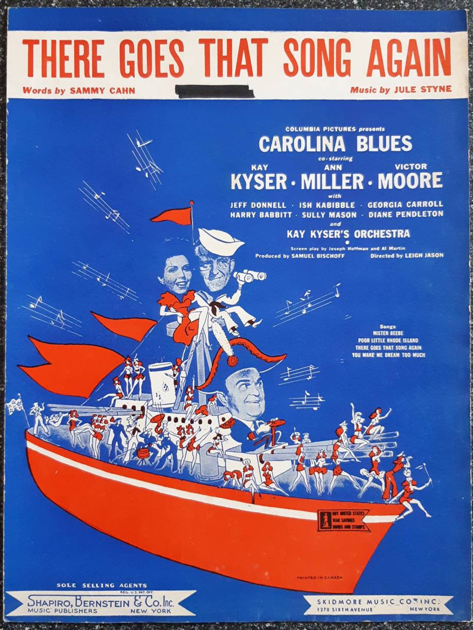 Vintage Sheet Music for there Goes That Song Again Etsy