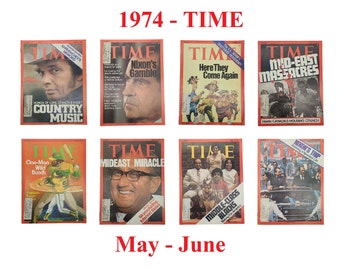 Choice of TIME Magazine – 1974 May-Jun, Country Music, Nixon, Pierre Trudeau, Middle East, Reggie Jackson, Kissinger, Merle Haggard