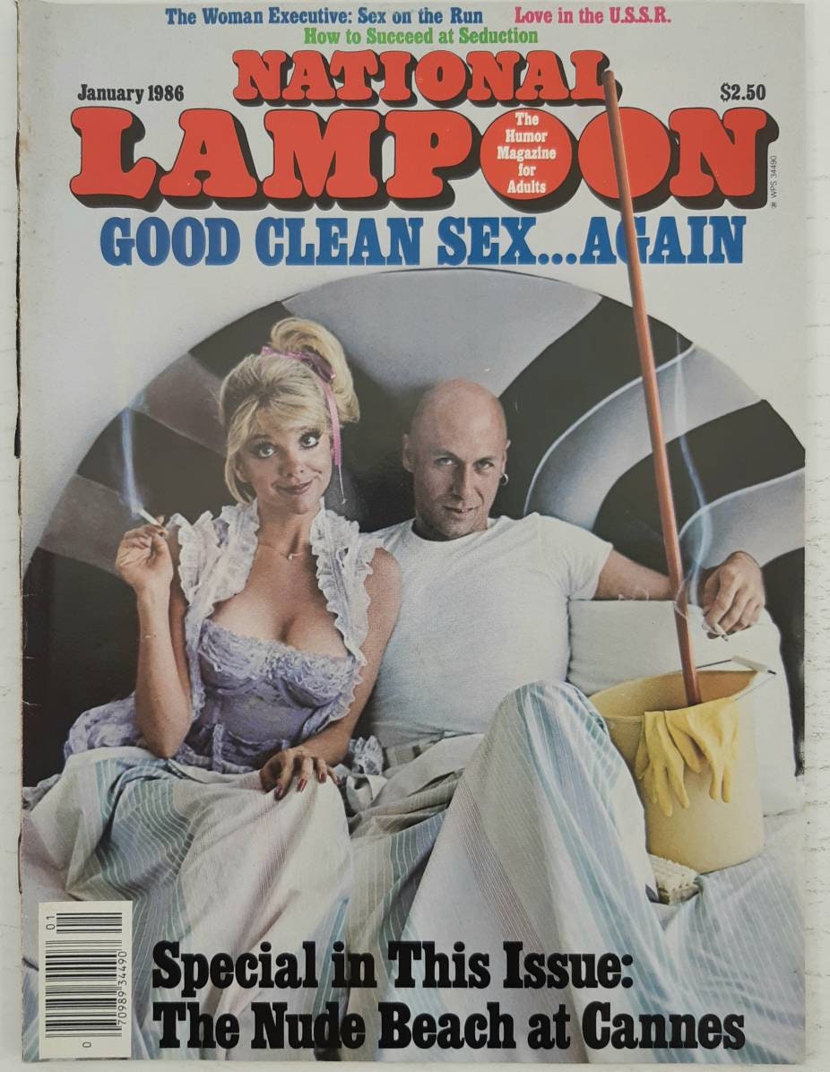 Vintage National Lampoon Adult Humor Magazine January 1986.