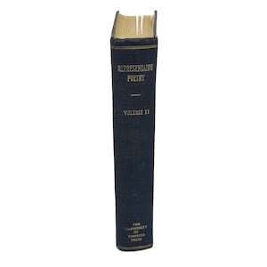 Représentation poétique volume II par The University of Toronto Press 1938 Great Poets Literary Classics