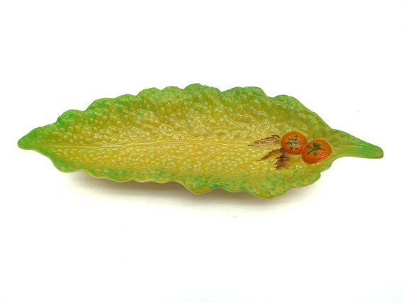 Carlton ware lettuce top and tomato dish