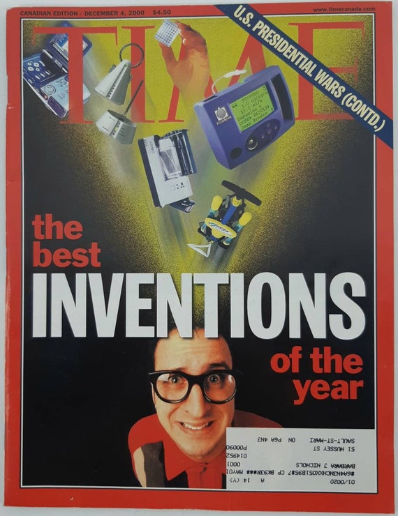 Vintage Time Magazine the Best Inventions of the Etsy