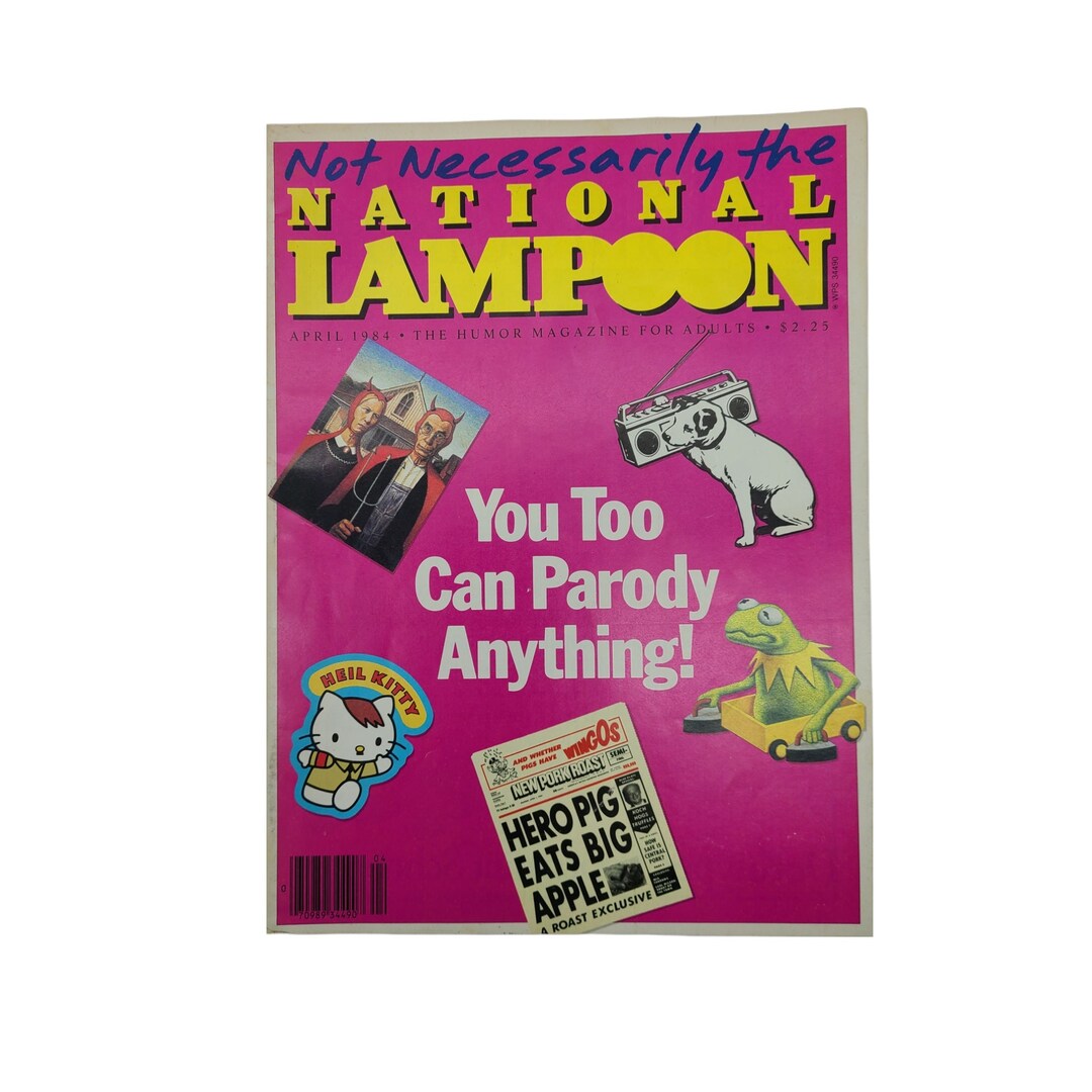 National Lampoon Magazine April 1984 Adult Humor Vintage Etsy