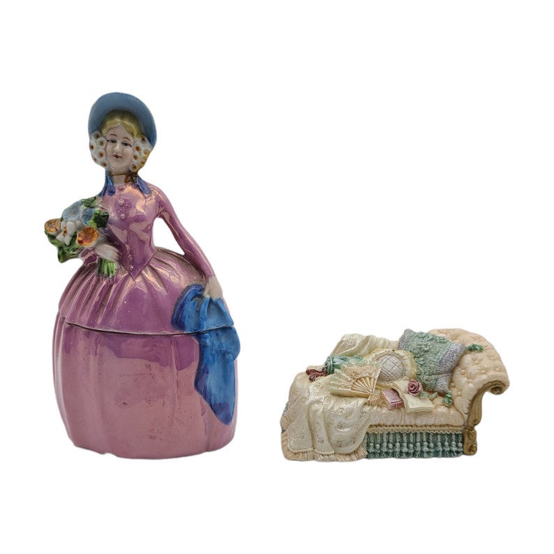 Vintage Figurine Lot Made in Japan and Made in Germany Blue Etsy Canada