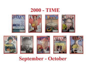 Choice of TIME Magazine – 2000 Sep-Oct, Global Warming, Olympics, Australia, Divorce, Napster, Trudeau, Milosevic, Middle East, Puberty