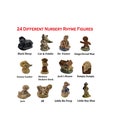 WADE Red Rose tea figurines - nursery rhyme figures, Collectible Wade Whimsies, vintage porcelain figurines, Gingerbread man product logo