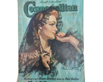 Cosmopolitan Magazine, June 1940, Beginning a new Hiram Holiday serial by Paul Gallico