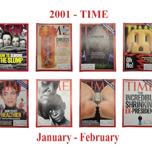 Choice of TIME Magazine – 2001 Jan-Feb, Medicine, Quebec, Economy, Health, AIDS, Africa, Human Cloning, Bill Clinton, Separatism, DNA