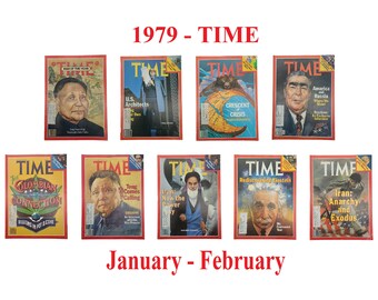 Choice of TIME Magazine – 1979 Jan-Feb, Man of the Year, China, Architects, Iran, Middle East, Brezhnev, War on Drugs, Einstein, Khomeini
