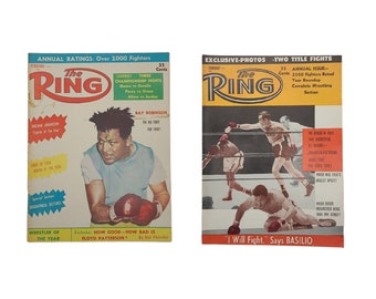 THE RING Boxing Magazines. Choice of Issues From 1948-1974