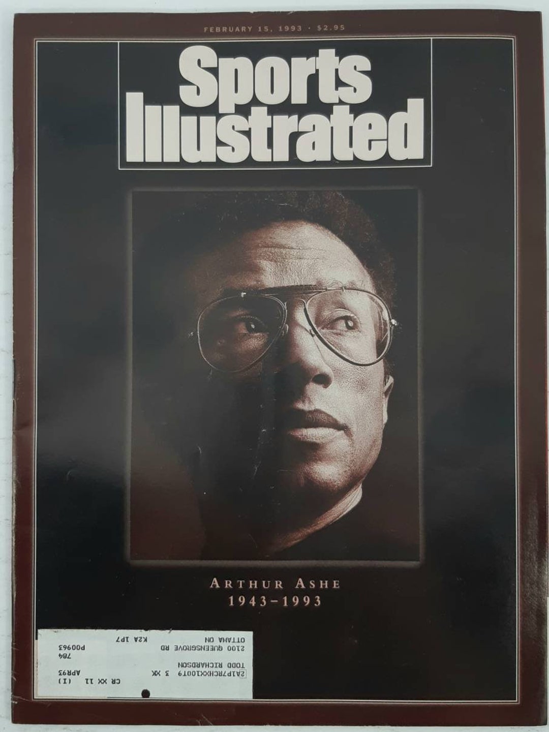 Vintage Sports Illustrated Magazine With Arthur Ashe on the Etsy