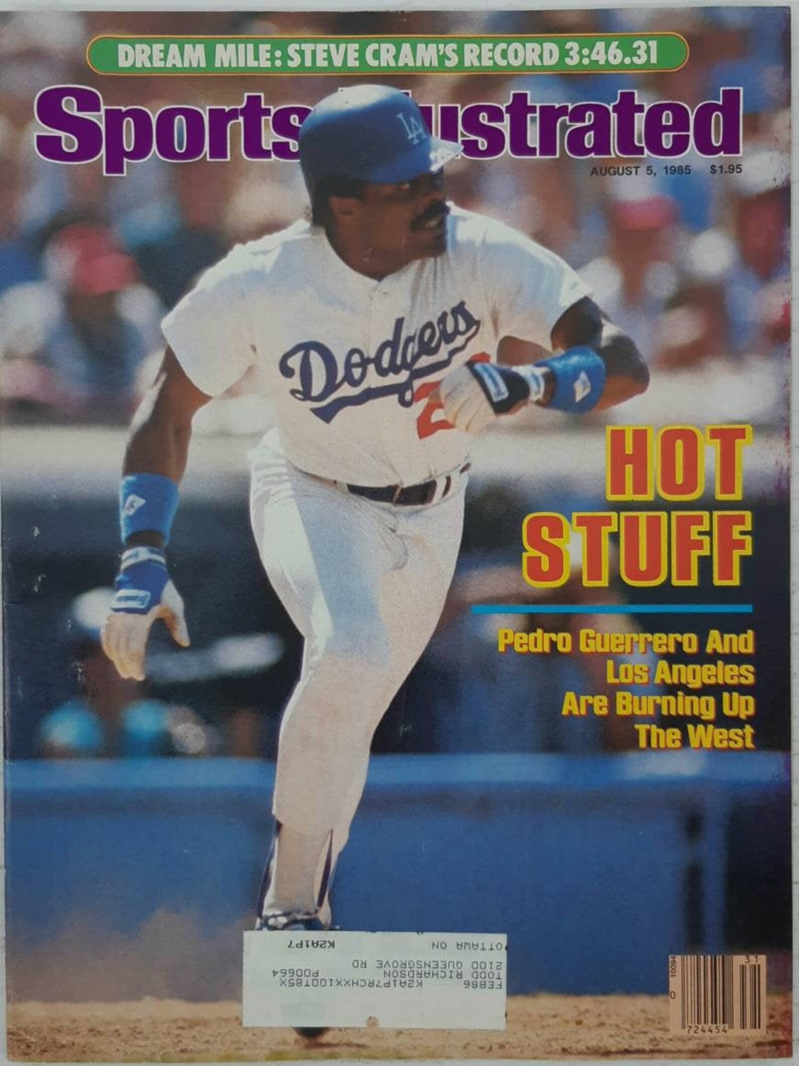 Vintage Sports Illustrated Magazine With the Dodgers' Etsy