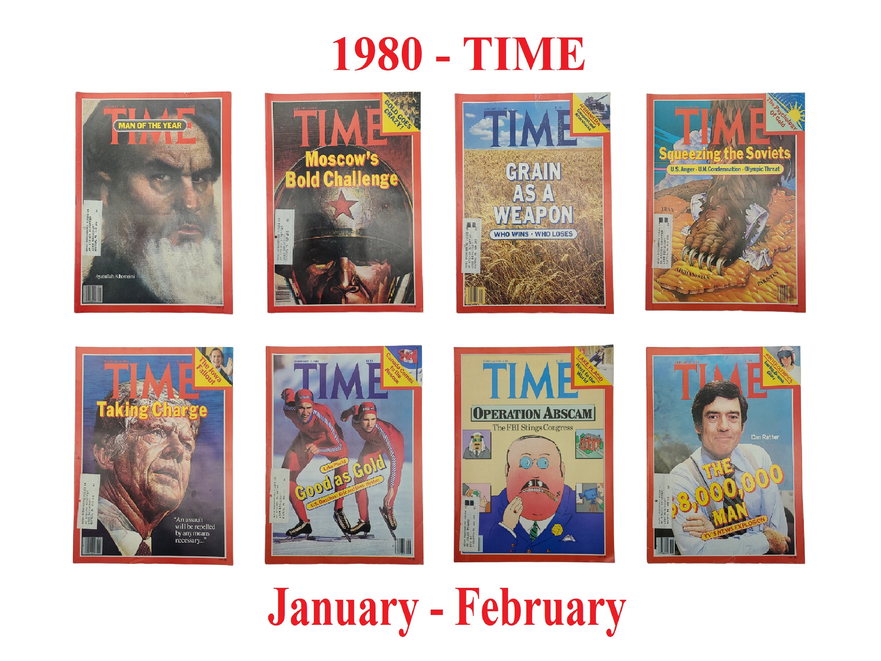 Choice of TIME Magazine – 1980 Jan-feb, Man of the Year, Ayatullah
