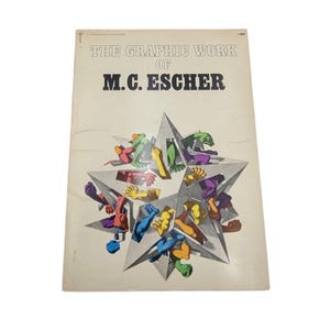 The Graphic Work of M.C. Escher Published by Ballantine Books, New York, 1973 Seventh Printing Intro by M.C. Escher Frameable Rare Art Book