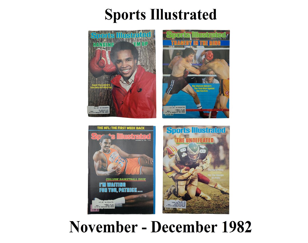 Sports Illustrated Magazines 1982 Nov-dec, Boxing Champion