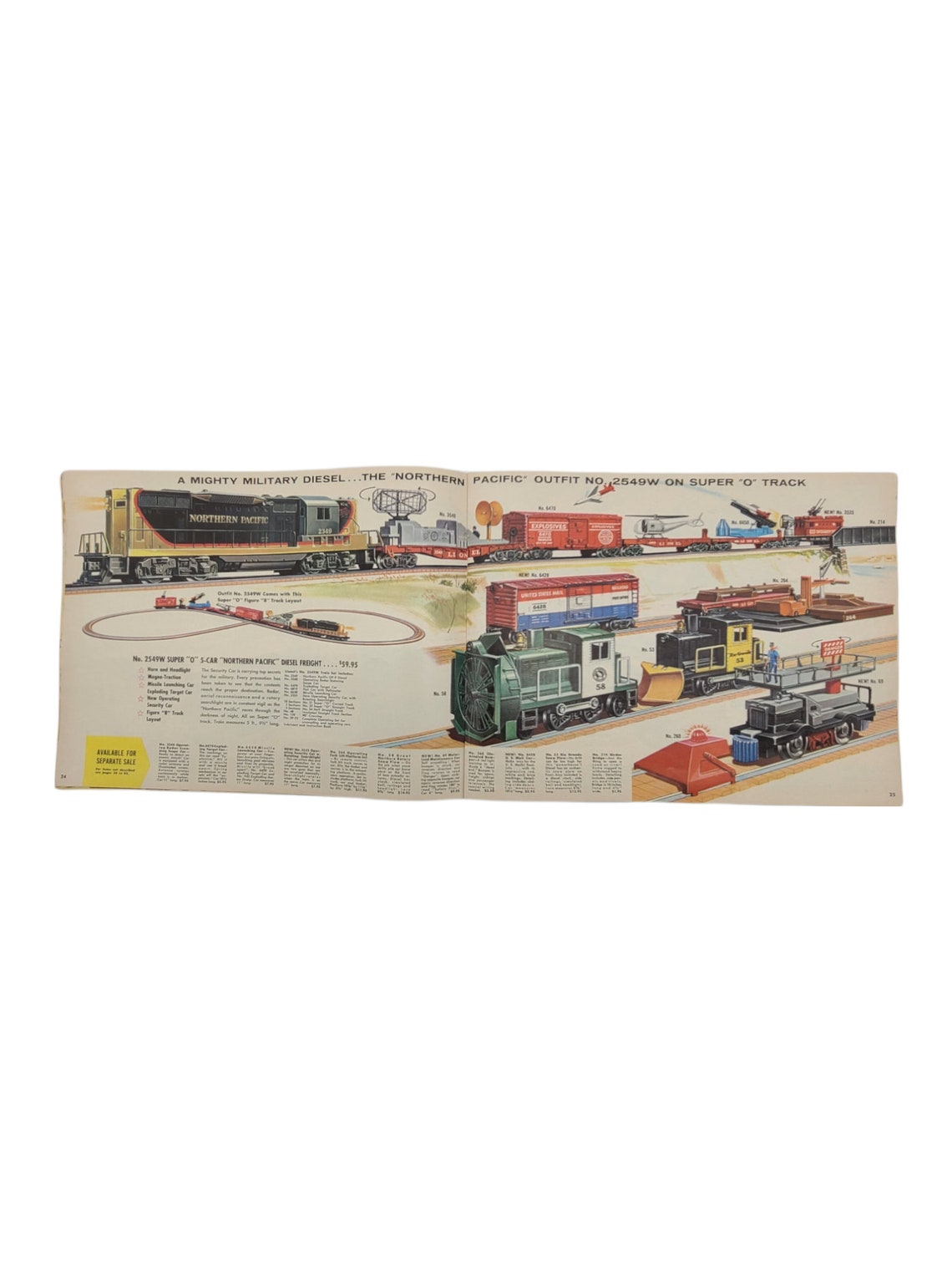 Lionel Train Catalog 1960 Vintage Trains Model Railroad Etsy Canada