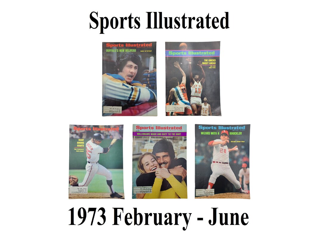 Sports Illustrated Magazines 1973, Hockey, Buffalo Sabres, Basketball
