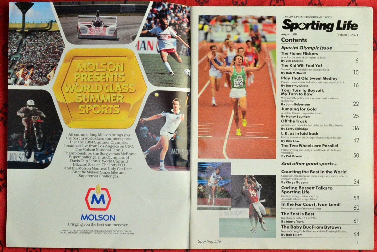 Sporting Life Magazine 1984 Summer Olympics Issue August Etsy