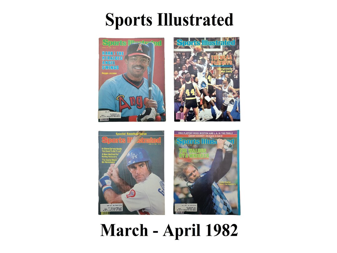 Sports Illustrated Magazines 1982 Mar-apr, Baseball, Basketball