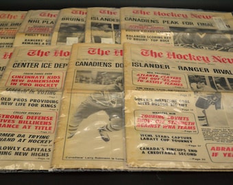 Choose from 1977 issues of "The Hockey News". Add some hockey history to your collection.