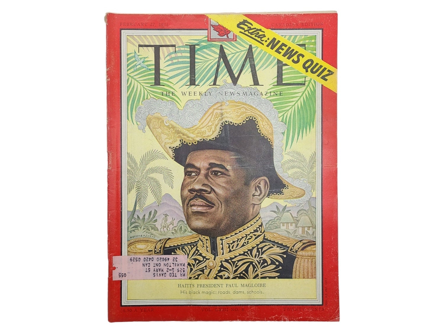 Choice of TIME Magazine – 1954 Jan-feb, Man of the Year, Atomic