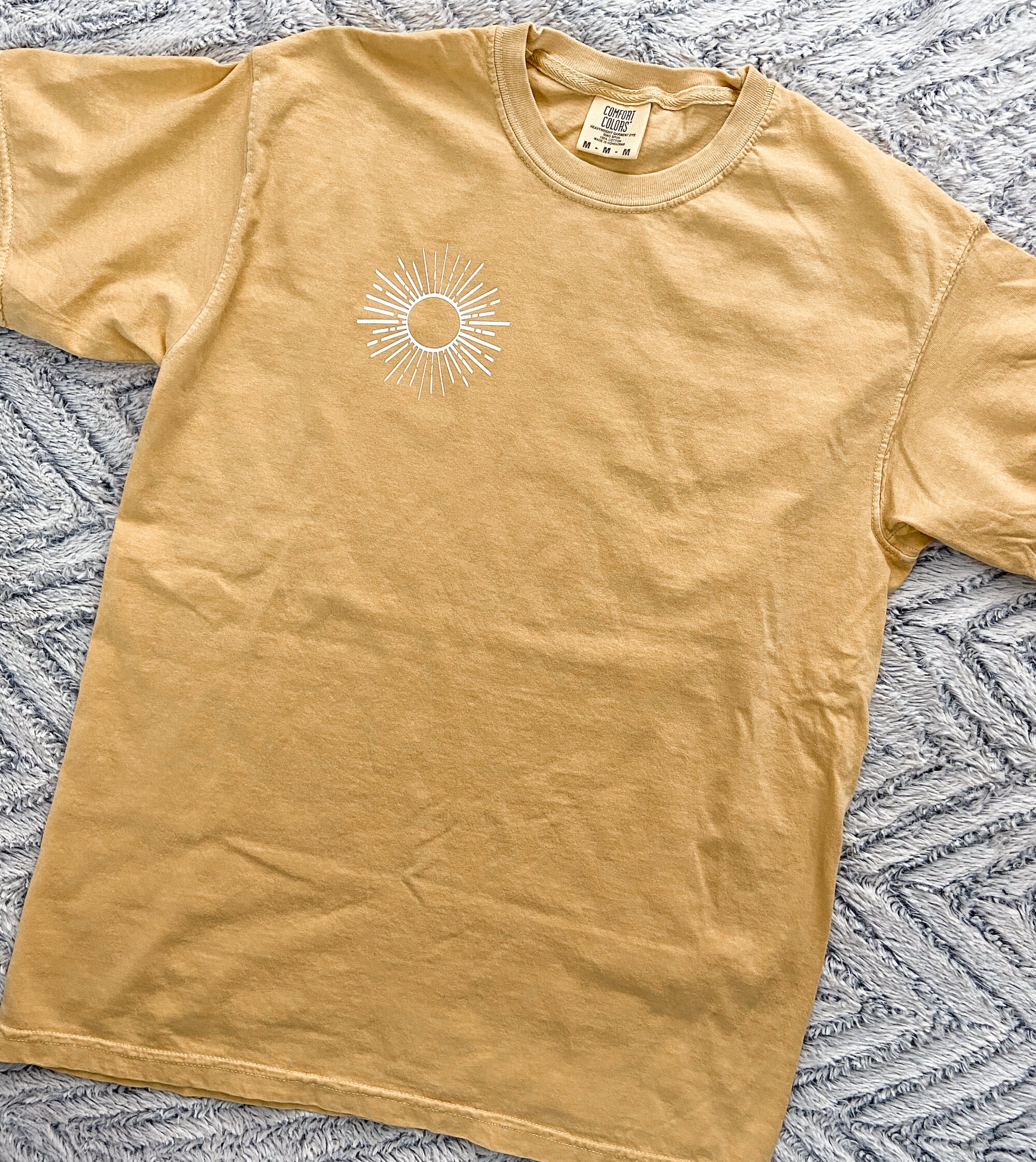 Minimalist Sun Unisex Shirt Crew Neck Sunburst Sunshine Tee | Etsy