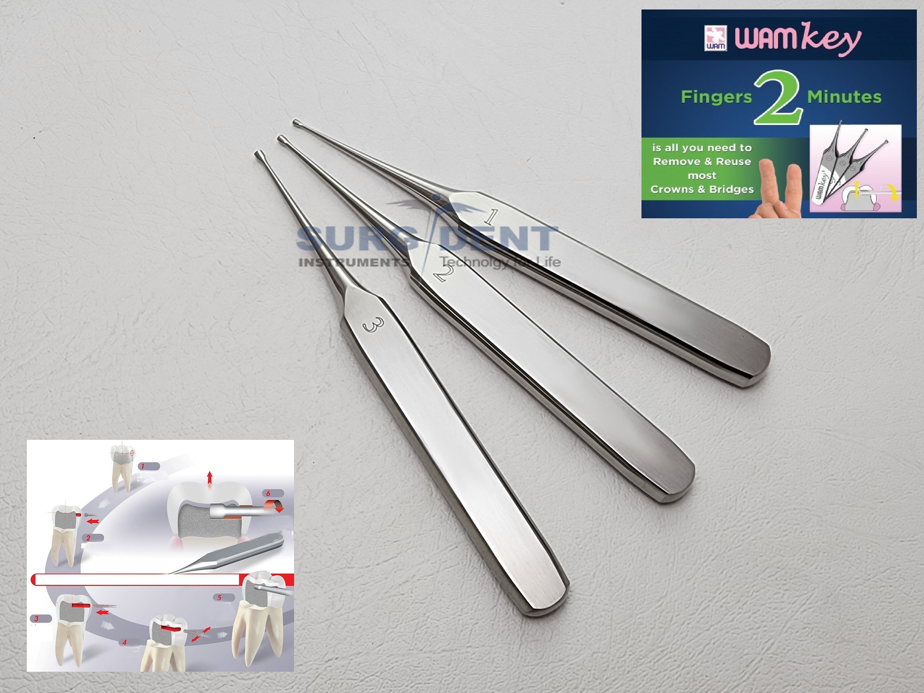 Wamkey Crown & Bridge Removal System Dental Crown Remover Etsy