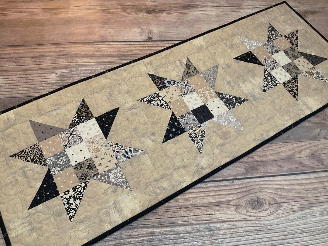 Quilted and Pieced 'posh by Basic Grey' Table Runner, 44