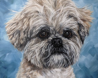 Hand-painted Custom Pet Art, Pet Portrait, Pet Art, Pet Painting, Cat Portrait, Dog portrait, Pet Memorial, Pet Painting, Pet lover gift