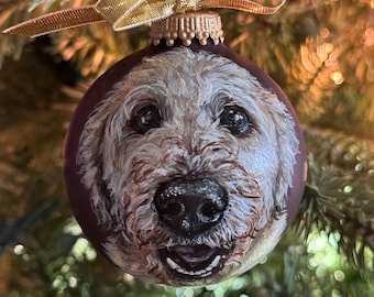 Custom Pet Ornament, Cat Ornament, Dog Ornament, Portrait Ornaments, Custom Christmas Ornaments, Pet Memorial, Pet Lover Gifts, Pet Loss