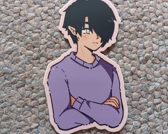 Naru - Personnage original grincheux Sticker