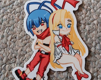 Sticker Disgaea Laharl et Flonne