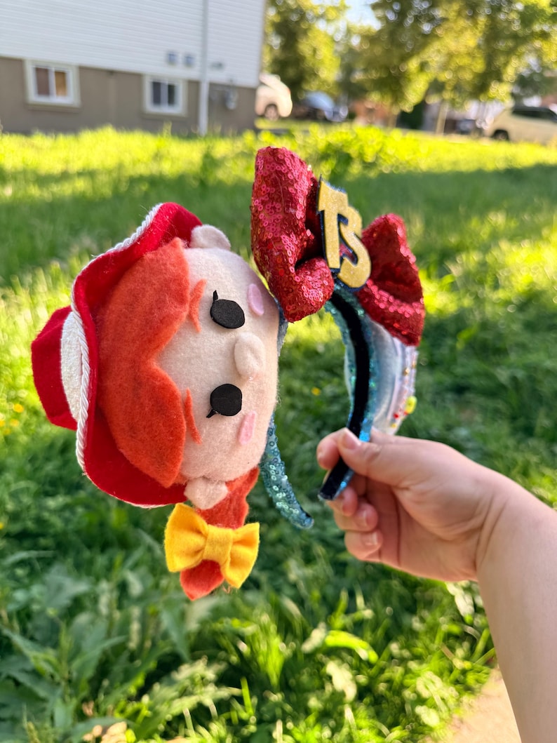 CUSTOM MADE Toy Story Jesse Taylor Swift Ears | Toy Story 5 | Disney Swiftie | Handmade Disney Ears image 9