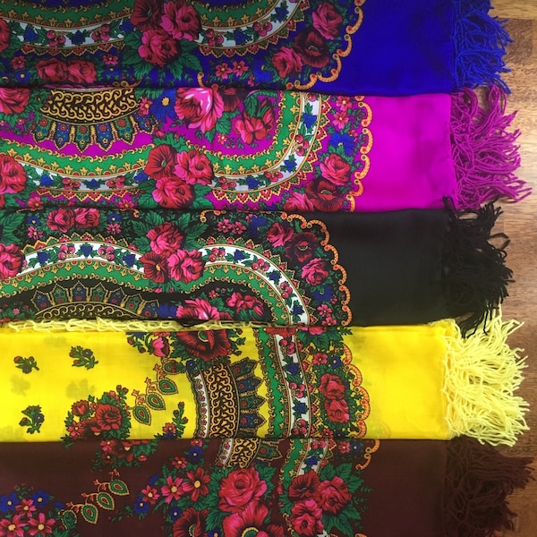 2024 Ukrainian shawl Traditional Ukrainian Gift for Women, Mom, Daughter shawl bohemian scarf flower, Ukrainian clothingsMOTHERS DAY