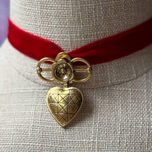 Folk Heart Pendant Brass Dukach Ukrainian Jewellery Ethnic Necklace Folk Costume Folklore Art Souvenir from Ukraine Heart Gift for Women