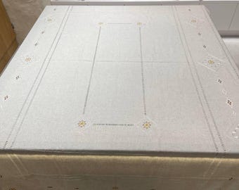 Tablecloth 300*150 СМ  Handmade, Hand Embroidered Elegance, Christmas Gift, Traditional Tablecloth Ukrainian Embroidered MOTHERS Gift DAY