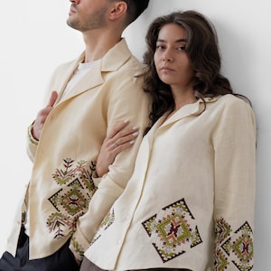 2025 Ukrainian vyshyvanka blouse Ukrainian embroidered blouse bohemian ethnic shirt boho chic peasant Gift for Her Easter gift