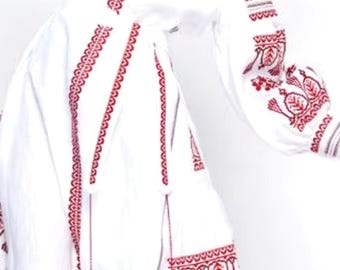 2026New! Linen Embroidered Dress with Embroidery Ukrainian Vyshyvanka Dress Mexican Dress Kaftan Abaya, Caftan Boho style Vita Kin Christmas