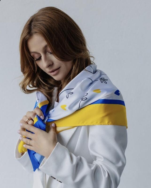 Patriotic hotsell silk scarves